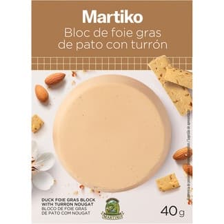 Bloc de Foie Gras de Pato con Turrón Martiko
