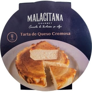 Tarta de Queso Cremosa sin Gluten Malacitana