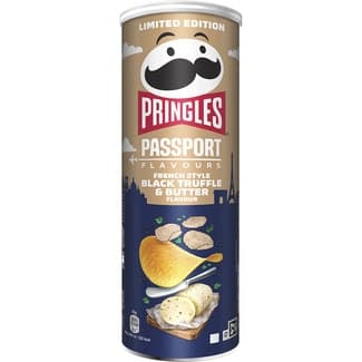 Aperitivo Frito de Patata Sabor Black Truffe & Butte  Pringles 165 G