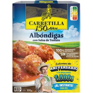 Albóndigas con Salsa de Tomate Carretilla