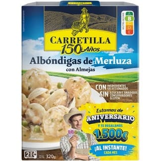 Albóndigas de Merluza con Almejas sin Gluten Carretilla