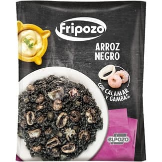 Arroz Negro con Calamar y Gambas  Fripozo 320 G