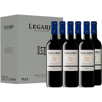 Vino Tinto Roble DO Ribera del Duero Caja 6 Legaris