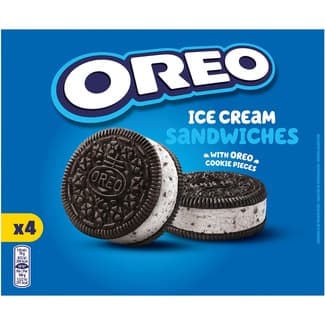 Sándwich Helado de Galleta Oreo 4 Unidades Oreo