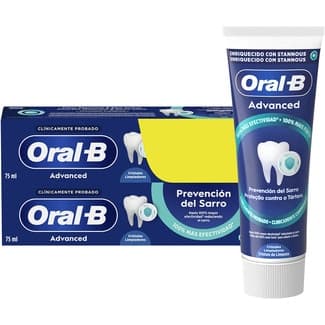 Advanced Pasta de Dientes Prevención del Sarro Pack 2 Oral B