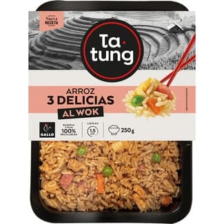 Arroz 3 Delicias al Wok  Ta-tung 250 G