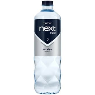 Agua Mineral Natural Alcalina con Ph 9+  Fontarel Next H2.0 1 L