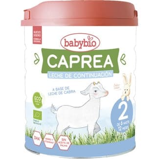 Caprea Leche de Continuación 2 Ecológica a Base de Leche de Cabra de 6 Meses a 12 Meses Babybio