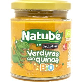 Tarrito de Verduras con Quinoa Ecológico sin Gluten desde 6 Meses Natube BIO