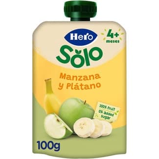 Bolsita de Manzana y Plátano sin Gluten desde 4 Meses Hero Solo
