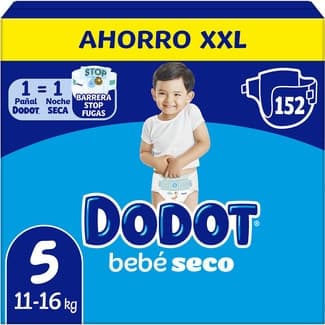 Bebé-seco Pañales de 11 a 16 Kg Talla 5 Dodot