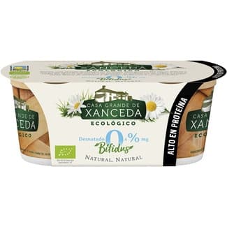 Bífidus Natural Desnatado 0,4 M.g. Ecológico Pack 2 Casa Grande de Xanceda