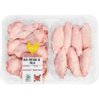 Alas Partidas de Pollo Peso Aproximado