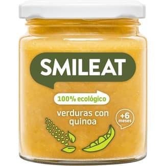 Tarrito de Verduras con Quinoa 100% Ecológico sin Gluten desde 6 Meses Smileat
