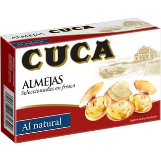 Almejas al Natural 25-35 Piezas Cuca