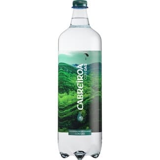 Agua Mineral Natural de Galicia con Gas  Cabreiroa 1 L