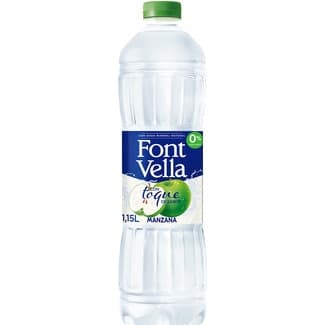 Agua Mineral Natural con Toque de Sabor Manzana sin Azúcar  Font Vella 1.15 L