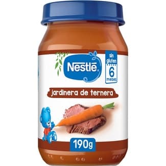 Tarrito de Jardinera de Ternera sin Gluten desde 6 Meses Nestle
