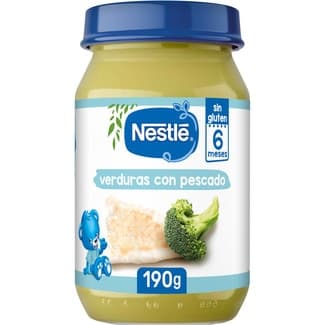 Tarrito de Verduras con Pescado sin Gluten desde 8 Meses Nestle