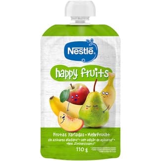 Frutas Variadas Happy Fruits sin Azúcares Añadidos desde 6 Meses Nestle