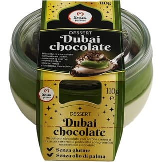 Bizcocho al Chocolate Dubai con Suave Crema al Cacao Senza Peccato