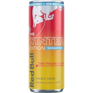 Winter Edition Bebida Energética Sabor Manzana y Jengibre sin Azúcar RED Bull