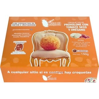 Croquetas de Provolone con Tomate Seco y Orégano sin Gluten 6 Unidades Solo Croquetas