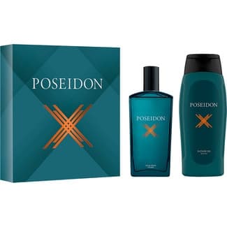 X Estuche con Eau de Toilette Masculina + Gel de Ducha 250 Ml Poseidon