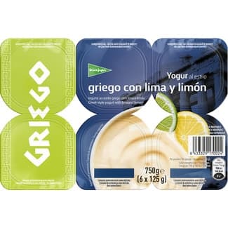 Yogur al Estilo Griego con Lima y Limón Pack 6 el Corte Ingles