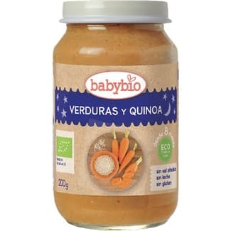 Tarrito de Verduras y Quinoa Ecológico sin Leche sin Gluten Babybio