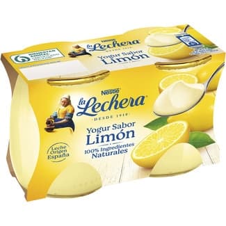 Yogur Sabor Limón Pack 2 la Lechera