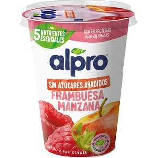 Big Pot Especialidad Vegetal de Soja con Frambuesa & Manzana Alpro