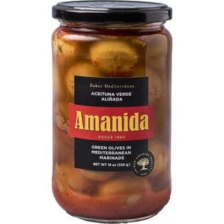 Aceituna Verde Aliñada  Amanida 315 G