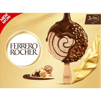 Bombón Helado de Avellana Cubierto con Chocolate 3 Unidades Ferrero
