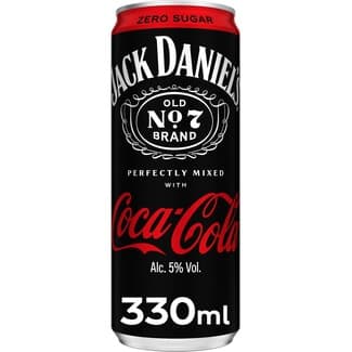 Whiskey Combinado Cola Zero sin Azucar Jack Daniel's