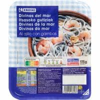 Divinas del Mar al Ajillo con Gambas Eroski, Bandeja 175 G
