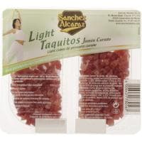 Taquitos de Jamón Light Sanchez Alcaraz, Pack 2x50 G
