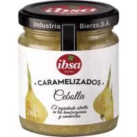 Cebolla Caramelizada con Aceite de Oliva Ibsa, Frasco 240 G