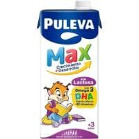 Bebida Láctea sin Lactosa Puleva MAX Crecimiento, Brik 1 Litro