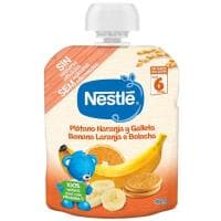 Bolsita de Plátano-naranja-galleta Nestlé, Doypack 90 G