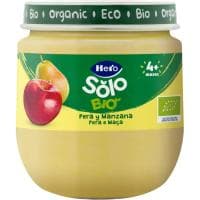 Tarrito Ecológico de Pera-manzana Hero Baby, Tarro 120 G
