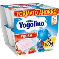 Yogolino de Fresa Nestlé, Pack 8x100 G