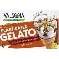 Conos de Helados de Soja de Vainilla Valsoia, Caja 4uds
