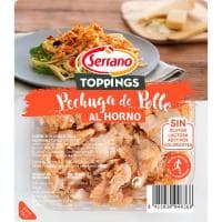 Tiras de Pollo al Horno Serrano, Bandeja 140 G