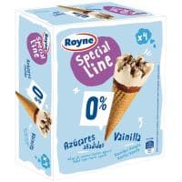 Cono de Vainilla sin Azúcares Royne, Pack 4x120 G
