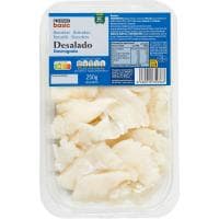 Bacalao Desalado Desmigado Eroski Basic, Bandeja 250 G