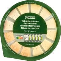 Tabla Selección de Quesos Nacionales Eroski, Bandeja 150 G