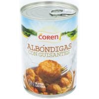 Albondigas con Guisantes Coren, Lata 425 G