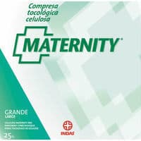 Compresa Postparto de Celulosa Maternity, Paquete 25 Unid.