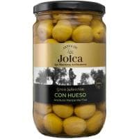 Aceitunas Artesanas Verdes con Hueso Jolca, Frasco 420 G
